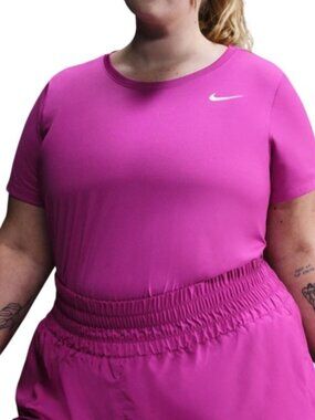 Nike Women's Plus Dri-Fit T-Shirt Tee Crew Neck Short Sleeve Womens Size 2X NWT